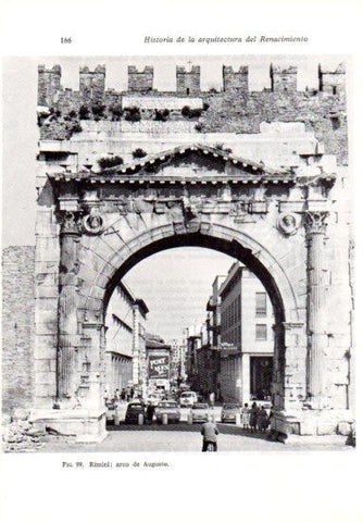 LAMINA V41205: Arco de Augusto en Rimini