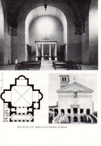LAMINA V41209: Iglesia de San Sebastian, Mantua