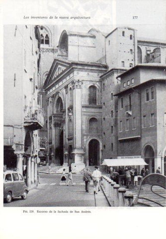 LAMINA V41211: Escorzo de la fachada de San Andres, Mantua
