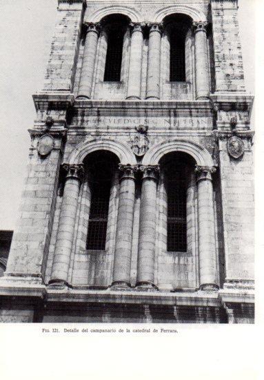 LAMINA V41212: Campanario Catedral de Ferrara