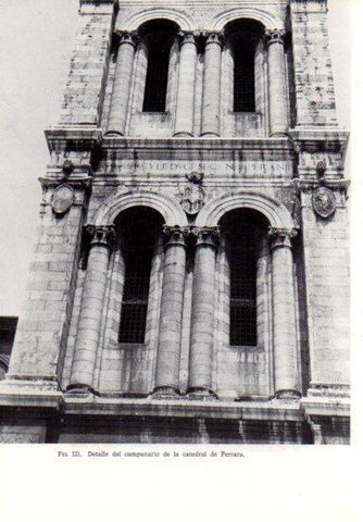 LAMINA V41212: Campanario Catedral de Ferrara
