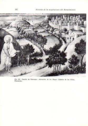 LAMINA V41213: Adoracion de los Magos por Gentile de Fabriano