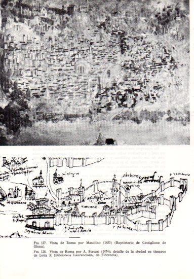 LAMINA V41218: Vistas de Roma por Masolino y por A. Strozi