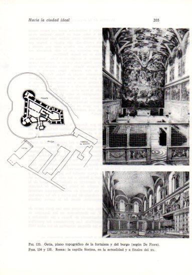 LAMINA V41220: Capilla Sixtina en la actualidad y a finales del XV