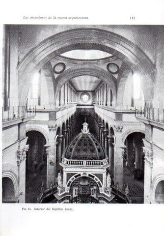 LAMINA V41191: Interior Iglesia del Espiritu Santo, Florencia