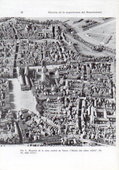 LAMINA V41163: Maqueta zona central de Ypres, Belgica siglo XVIII