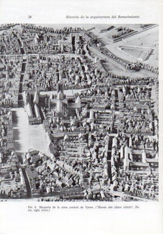 LAMINA V41163: Maqueta zona central de Ypres, Belgica siglo XVIII