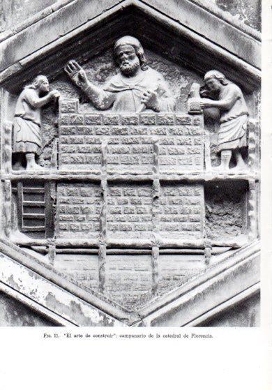 LAMINA V41164: El arte de construir, campanario Catedral de Florencia