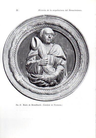 LAMINA V41169: Busto de Brunelleschi, Catedral de Florencia