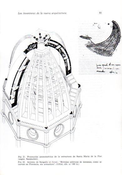 LAMINA V41171: Estructura de Santa Maria de la Flor en Florencia por Sanpaolesi