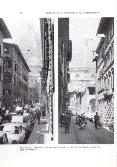 LAMINA V41174: Calles Servi y Oriuolo en Florencia