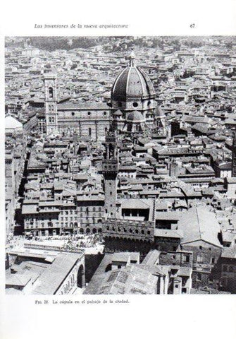 LAMINA V41175: Cupula en el paisaje de Florencia