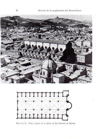 LAMINA V41177: Vista y planta de la iglesia de San Petronio en Bolonia