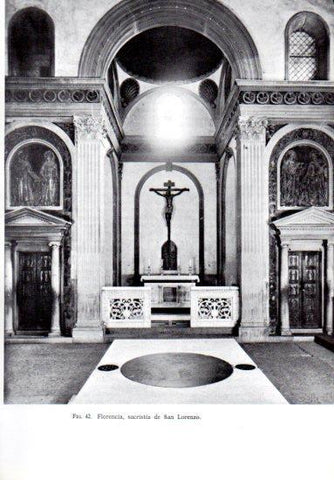 LAMINA V41182: Sacristia de San Lorenzo, Florencia