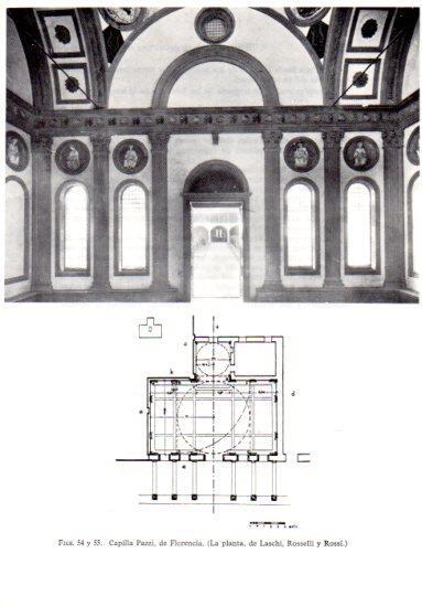 LAMINA V41188: Capilla Pazzi en Florencia