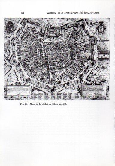 LAMINA V41267: Plano de Milan en 1573