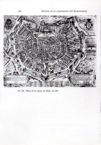 LAMINA V41267: Plano de Milan en 1573