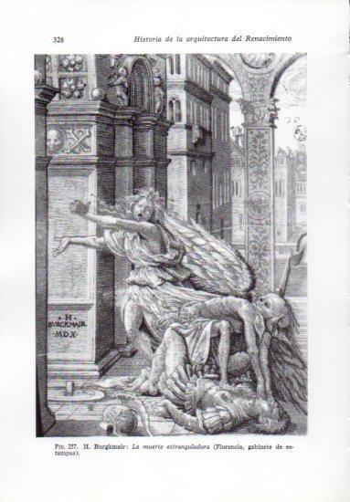 LAMINA V41271: La muerte estranguladora por H. Burgkmair