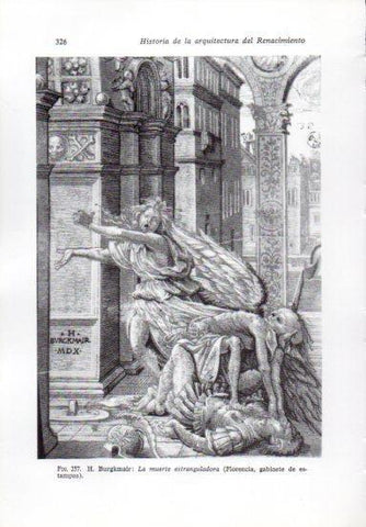 LAMINA V41271: La muerte estranguladora por H. Burgkmair