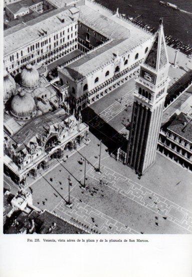 LAMINA V41263: Plaza de San Marcos vista aerea, Venecia