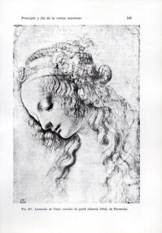 LAMINA V41278: Estudio de perfil por da Vinci
