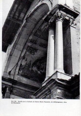 LAMINA V41284: Fachada de Santa Maria Nascente en Abbiategrasso