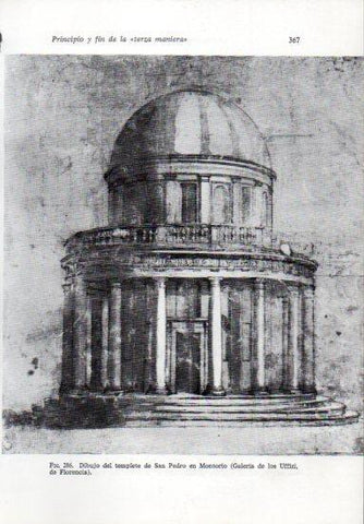 LAMINA V41287: Dibujo del templete de San Pedro en Montorio
