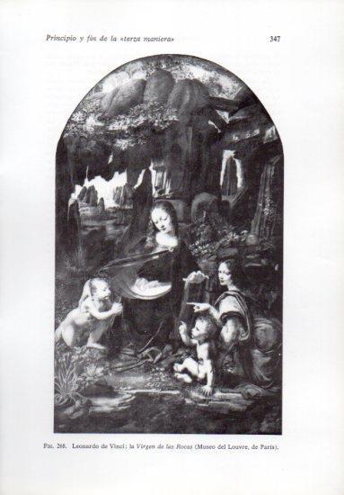 LAMINA V41279: La Virgen de las Rocas por da Vinci