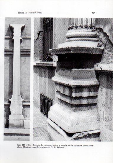 LAMINA V41257: Columnas de la casa de G. B. Bertani en Mantua