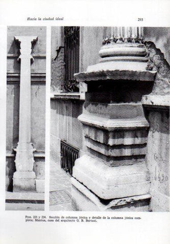LAMINA V41257: Columnas de la casa de G. B. Bertani en Mantua