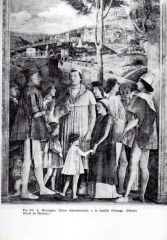 LAMINA V41254: La familia Gonzaga por A. Mantegna