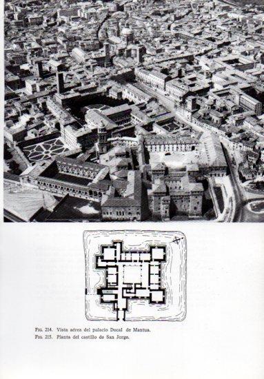 LAMINA V41253: Vista aerea palacio Ducal de Mantua