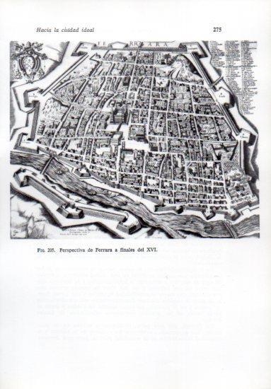 LAMINA V41249: Perspectiva de Ferrara finales del XVI
