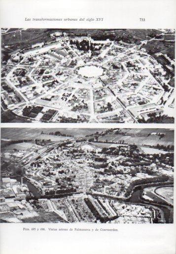 LAMINA V41431: Vistas aereas de Palmanova y de Coerworden