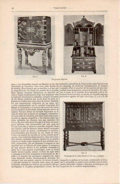 LAMINA V40383: Vargueños de Inglaterra