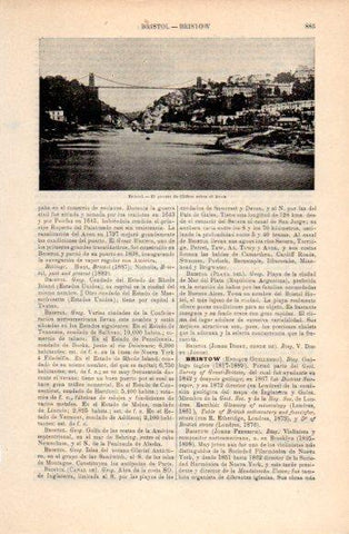 LAMINA V40769: Puente de Clifton, Bristol