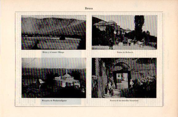 LAMINA V40817: Vistas de Brusa o Bursa, Turquia