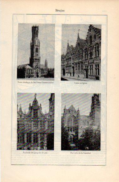 LAMINA V40795: Monumentos en Brujas