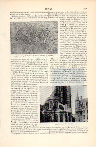 LAMINA V40801: Abside Catedral de Brujas