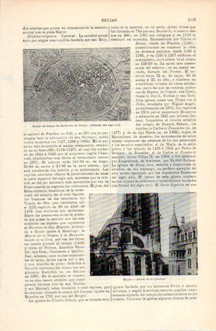 LAMINA V40801: Abside Catedral de Brujas