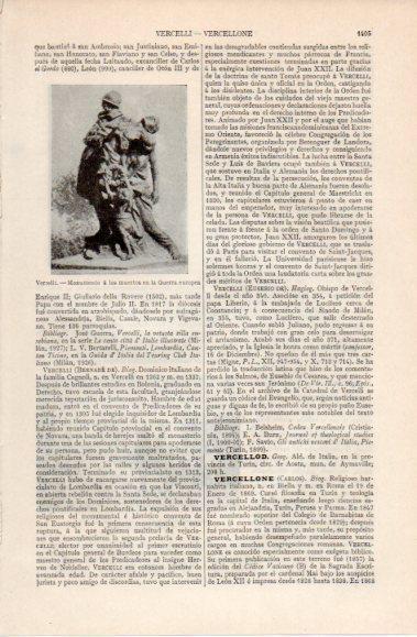 LAMINA V40699: Monumento a los muertos en la Guerra europea por Vercelli