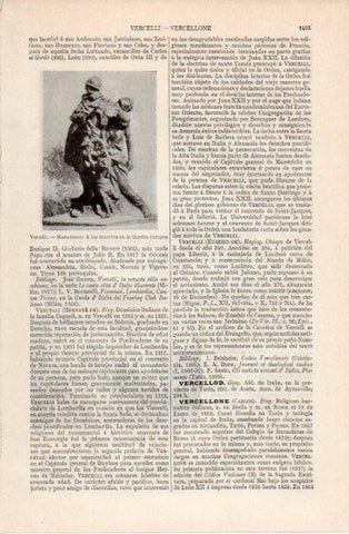 LAMINA V40699: Monumento a los muertos en la Guerra europea por Vercelli