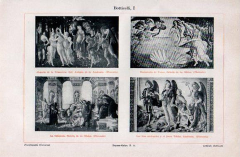 LAMINA V40683: Botticelli I
