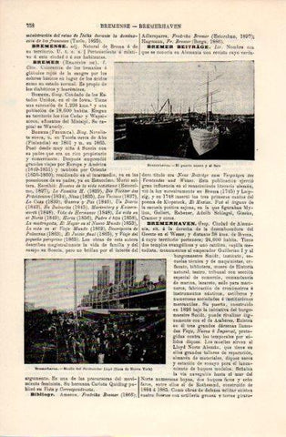 LAMINA V40737: Muelle del Nordeutscher Lloyd en Bremerhaven