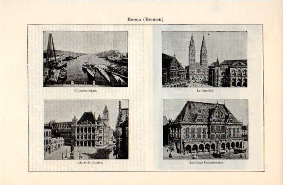 LAMINA V40739: Vistas de Bremen