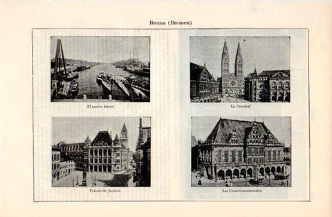 LAMINA V40739: Vistas de Bremen