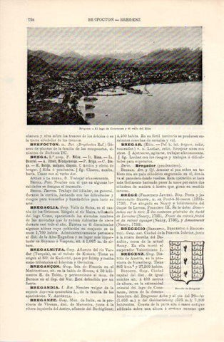 LAMINA V40725: El lago Constanza y valle del Rhin