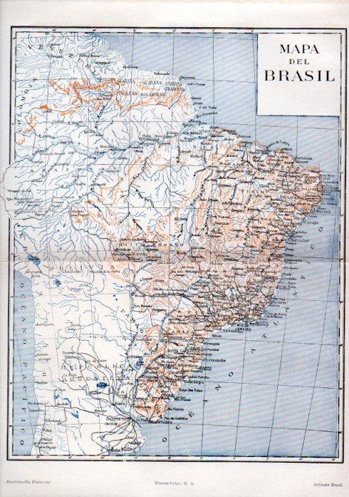 LAMINA V40919: Mapa de Brasil