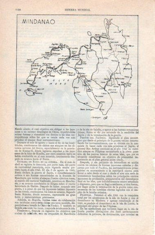 LAMINA V40938: Mapa de Mindanao