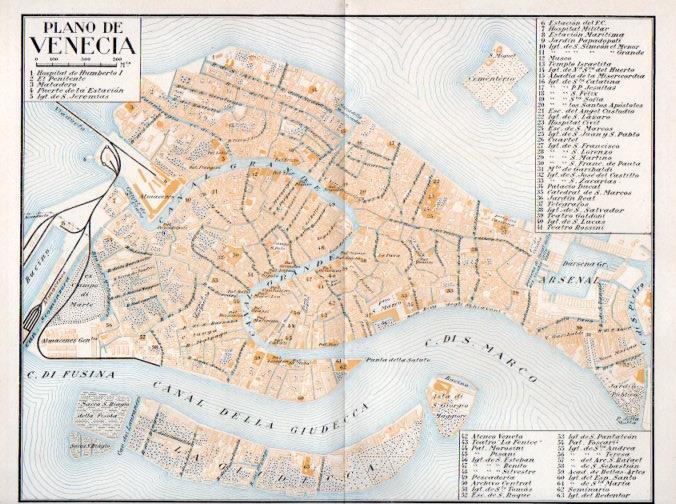 LAMINA V40970: Plano de Venecia